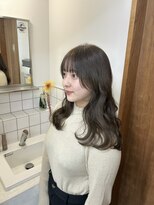ポートヘアサロン(PORT HAIR SALON)&nbsp;イルミナカラーでつくるオリーブグレージュ