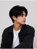 ナチュラル毛流れセンターパート
