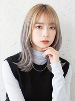 アッシュ 川口店(Ash)&nbsp;髪質改善/透け感グレージュ/前髪パーマ/ハイライト/川口駅/川口
