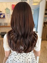 サリュー バイ イザ(Salut by IZA) ほんのりチェリーブラウン似合わせカットロング