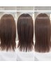 縮毛矯正カット+通常フルカラー