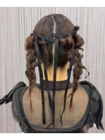 ベルグロー 北新地(BELLEGROW)&nbsp;リボンツイン玉ねぎヘア｜梅田・北新地ヘアセット