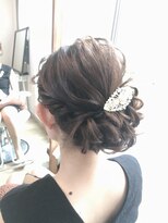 ロカット サロン(Roquat Salon)&nbsp;ゆるふわサイドアップアレンジ【ヘアアレンジ　立川南口/立川】
