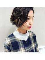 フェンヘアーアイス 中目黒(Fen.hair ici)&nbsp;ショートボブ パーマスタイル デジタルパーマ