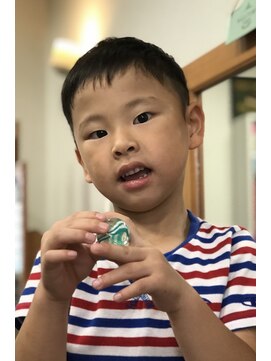 ヘア アンジェ(hair Ange) お子様クセ、#ツーブロック風