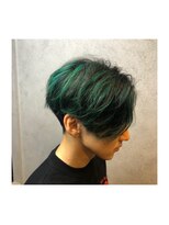 ヘアサロンM 新宿&nbsp;外ハネボブ/アッシユブラウン/ネオウルフ/デザインカラー