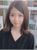 【atelier】ミディアムレイヤーボブ