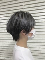 ビーチ ヘア メイク 綱島店(BEACH hair make)&nbsp;ハイライト/ショートボブ/キレイめカジュアル/うる艶髪