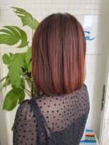 ナチュラ(natura) ピラミンゴ カラー☆ サラッとワンレン ボブ