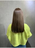 20代30代40代艶感ストレートアッシュグレージュ透明感ロング