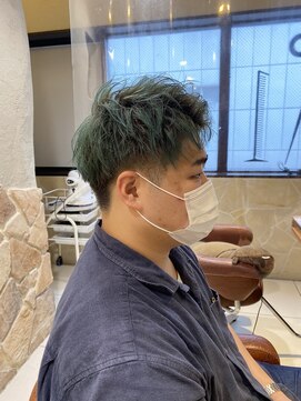 ヘアリゾートエーアイ 新宿西口店(hair resort Ai) エメラルドグリーン