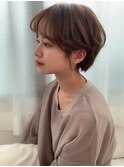 カジュアルマッシュショート/横顔美人ショート