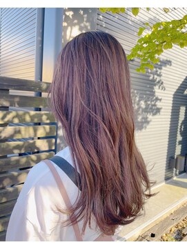 ヘアラウンジ アングゥ(hair lounge ungu) 大人ピンクベージュ
