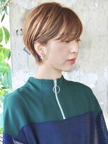 ロビー 表参道(ROBBY)&nbsp;前髪長めショート／アッシュ／表参道／30代40代50代