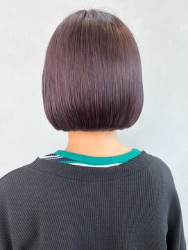 アイティー バイ アルバム 中野店(IT by ALBUM) ミニボブ_チェリーブラウンフェミニンロング_ba407731