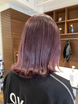 クラップス 杉田店(CLAPS) カシスピンク×きりっぱなし×リラクシー