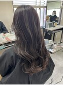 30代40代ブリーチミルクティーミディアムウルフ【上野】