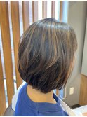 ハイライト/ボブ/ブリーチなし