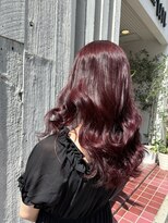 アン(Hair make un)&nbsp;チェリーレッド♪