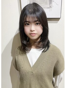 ココロヘアー ウィル 半田山店(Cocolo hair Will) ミディレイヤー×顔まわりレイヤー/20代/30代/40代