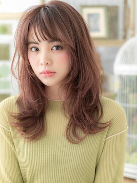 カバーヘア ブリス 川口(COVER HAIR bliss) ミルクティーピンク外国人風ウルフレイヤーh3川口20代30代40代