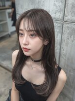 プティ(PUTY)&nbsp;神戸三宮　韓国レイヤーカット　顔まわりカット