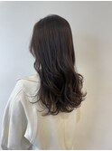 大人可愛い 透明感カラー シアーグレージュ