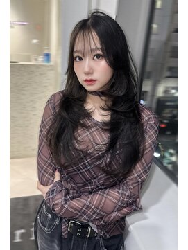 ユーフォリア 渋谷グランデ(Euphoria SHIBUYA GRANDE) 韓国ヘア レイヤーカット 髪質改善 SAYAKA