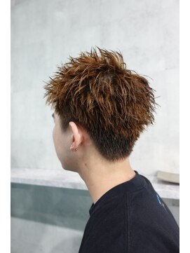 ラベル 渋谷(LAVEL) スパイキーショート/オレンジブラウン