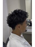 スパイキーショートピンパーマ