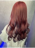 ビビッドレッド×パープルの個性派カラー