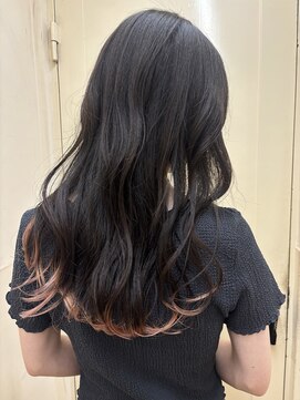 ネアー 新潟(NEER) アプリコットオレンジ/くびれヘア/ウェーブショート［新潟］