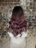 ラブスタシー 博多店(LOVESTASY)&nbsp;ワインレッドグラデーション