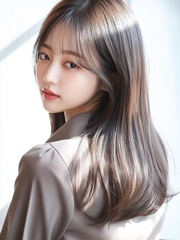 エイム ヘア デザイン 町田店(eim hair design)の写真/【カット+フローディアトリートメント￥5500】ダメージレベルに合わせて施術しまとまりのある艶髪に♪[町田]