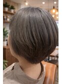 ケアブリーチ使用のシルバーカラー