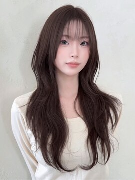 セブンルックス(7LOOKS) 【髪質改善】マゼンタブラウン×ロングローレイヤーヘア