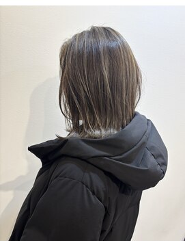 エヌヨンブンノイチ 茅ヶ崎(n1/4) 30代40代50代60代ミディアムボブ大人女性似合わせカット前髪なし