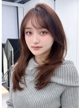 Agu hair march 蒲田店【アグ ヘアー マーチ】【3月30日オープン(予定)】 《Agu hair》ブラウンレイヤー×numberA.アルガモイストオイル