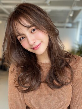 シーバイサイン(sea by Sign)の写真/こだわりの顔周りカットで可愛さ持続♪イルミナカラーとの相性抜群！sea by Signで理想のstyleを手に入れて