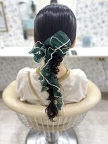 サクララ(Sakura la) 編みおろし/参列ヘア/お呼ばれヘア/結婚式/アップヘア