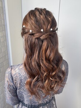 シャルムバイケンジ(Charm.by KENJE) 【ハーフアップ】結婚式/お呼ばれヘア/銀座/有楽町/ヘアアレンジ
