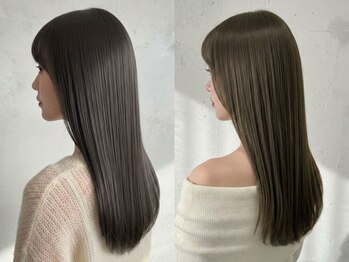 ビビ バイ マグ 岡谷店(bivi by Mag)の写真/【艶・潤い・色持ちUP】大人女性から大好評◎当店オリジナルの髪質改善カラーで見違える美髪に♪