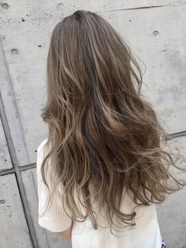 へアメイクワンプラス 四日市(HAIR MAKE ONEplus) 【ダブルカラー】ミルクティーグレー