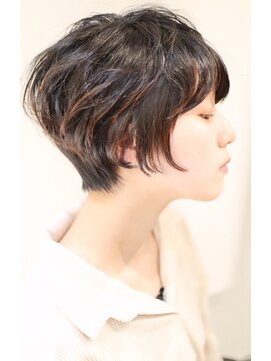 ヘア デザイン リスク(HAIR DESIGN RISK) 【RISK】骨格補正×ナチュラルショートボブ【三鷹】
