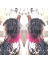 アフ(ahu)&nbsp;毛先カラー