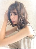 LuTa☆吉祥寺フリンジウェーブ×ダークフォギーベージュ