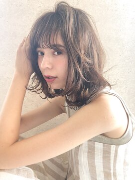 ルタ(LuTa by siesta＆LiCO) LuTa☆吉祥寺フリンジウェーブ×ダークフォギーベージュ