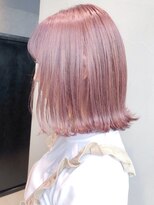 アルバム 銀座(ALBUM GINZA) ピンクアッシュ_セシルカットココアブラウン_ba302352