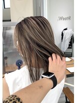 ストゥー(StueW.)&nbsp;ハイライト【倉敷】【岡山】【ハイライト】【バレイヤージュ】