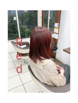 グリーン レーベル 川崎店(Green label) フルカラー×レッド［川崎/川崎美容室］